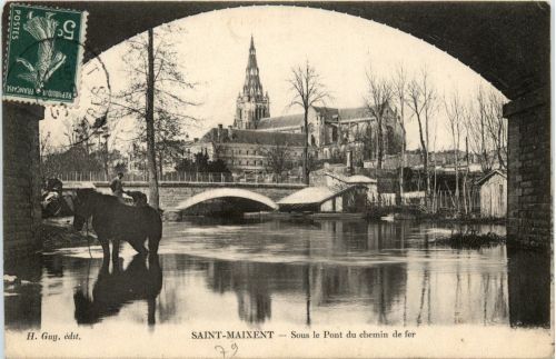 Saint Maixent - Sous le Pont du chemin de fer