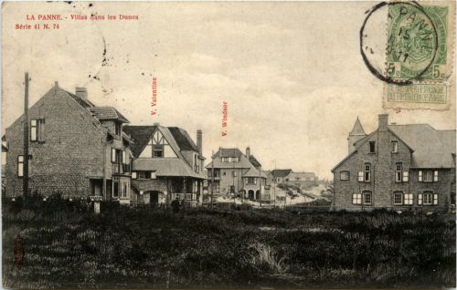 La Panne - Villas dans les dunes
