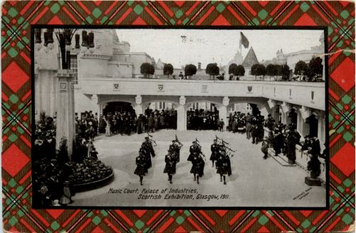 Glasgow - Music Court - Palace of Industries - Scottish Exhibition