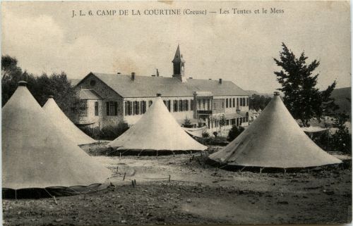 Camp de la Courtine - Les Tentes