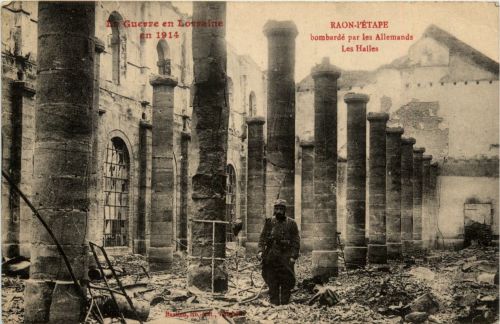 Raon-l Etape - bombarde par les Allemands
