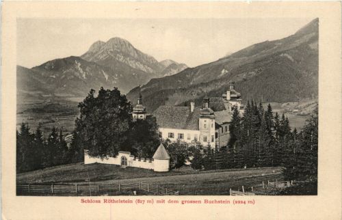 Admont: Schloss Röthelstein mit dem grossen Buchstein