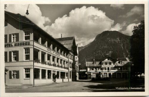 Oberstdorf/Bayern - Oberstdorf, Marktplatz