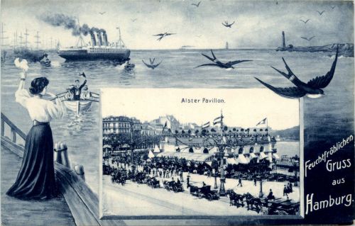 Hamburg - Alster pavillon