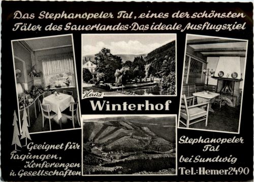 Stephanopeler Tal bei Sundwig - Haus Winterhof