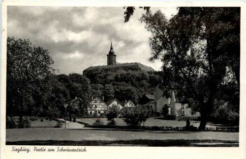 Siegburg - Partie am Schwanenteich