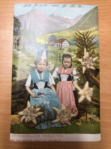 Appenzeller Trachten mit Edelweiß