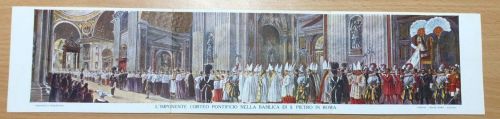 L Imponente Corteo Pontificio Nella Basilica Di S. Pietro in Roma - Klappkarte