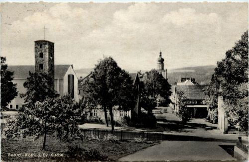 Bebra - Kath. und ev. Kirche