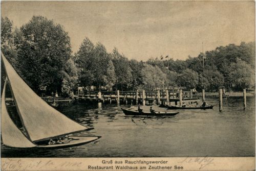 Gruss aus Rauchfangswerder - Restaurant Waldhaus am Zeuthener See
