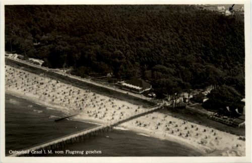 Ostseebad Graal vom Flugzeug