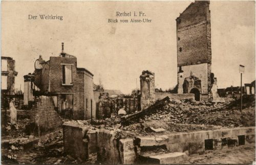 Rethel - Blick vom Aisne Ufer