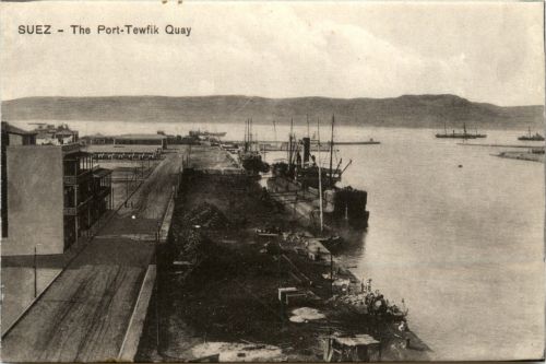 Suez - The port Tewfik Quay