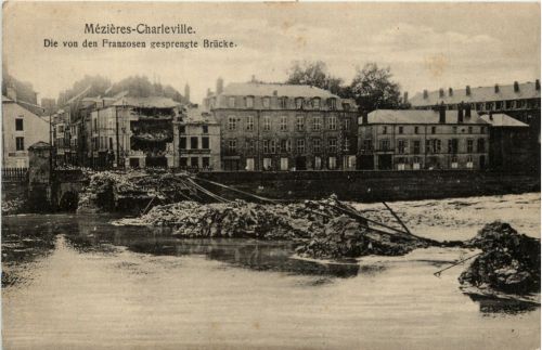 Mezieres-Charleville - gesprengte Brücke