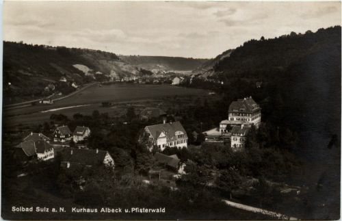 Sulz am Neckar - Kurhaus Albeck und Pfisterwald