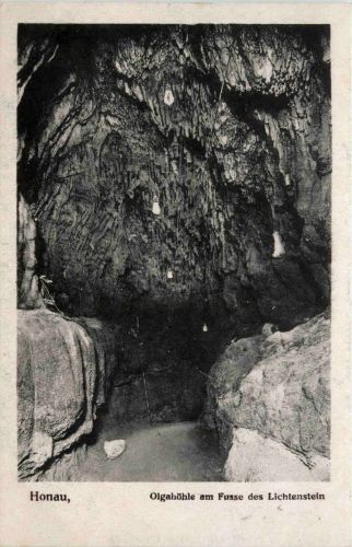 Honau - Olgahöhle am fusse des Lichtenstein