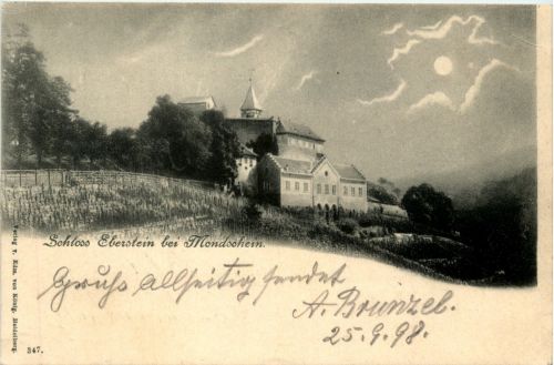 Schloss Eberstein bei Mondschein