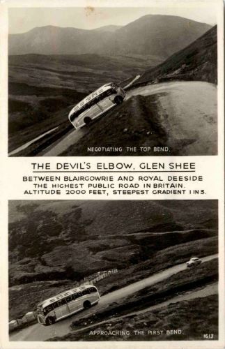 The Devils Elbow - Glen Shee - Bus