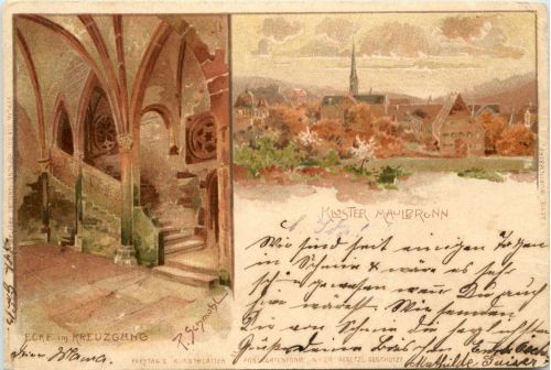 Kloster Maulbronn - Litho
