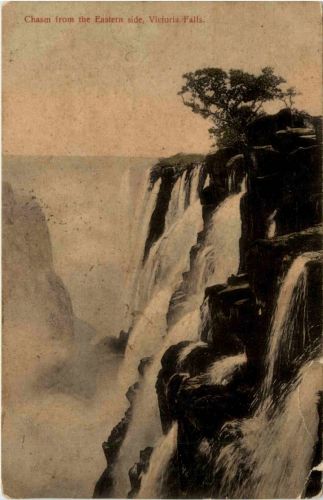 Chasm from the eastern side Victoria Falls
