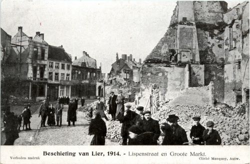 Beschieting van Lier 1914