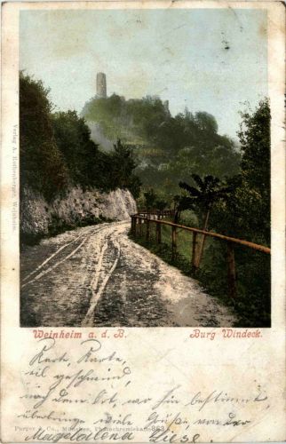 Weinheim an der Bergstrasse - Burg Windeck