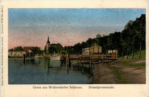 Gruss aus der Woltersdorfer Schleuse - Lunakarte