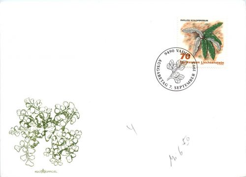 Fürstentum Liechtenstein - Erstausgabebrief 1992
