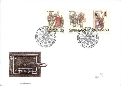 Fürstentum Liechtenstein - Erstausgabebrief 1990