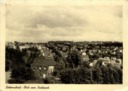 Lüdenscheid - Blick vom Stadtpark