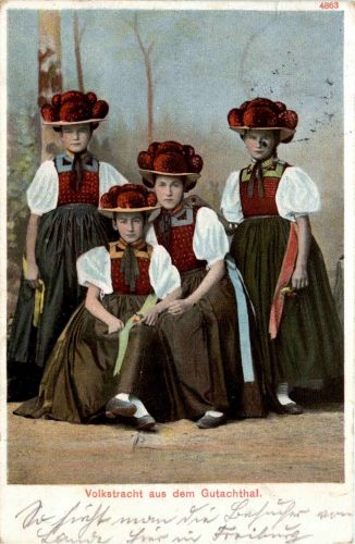 Volkstracht aus dem Gutachtal