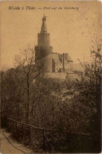 Weida - Blick auf die Osterburg