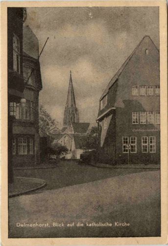Delmenhorst - Blick auf die katholische Kirche