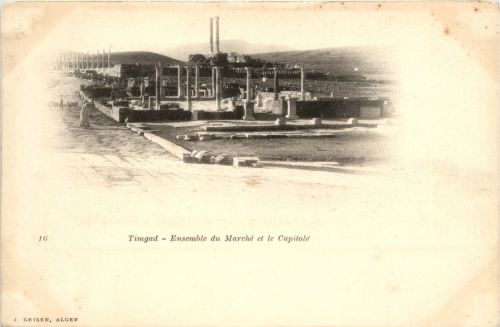 Timgad - Ensemble du Marche