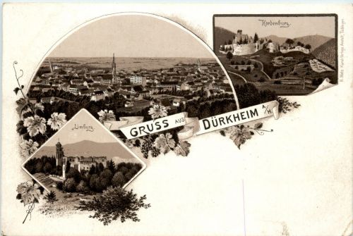Gruss aus Dürkheim - Litho