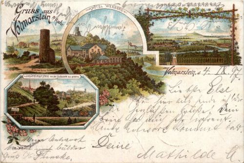 Gruss aus Volmarstein - Litho