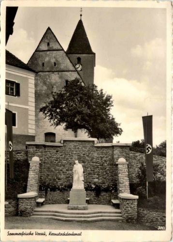 Vorau - Kernstockdenkmal mit Hakenreuz