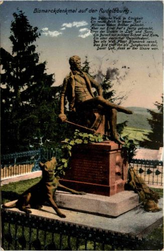 Saaleck/Sachsen-Anhalt - Rudelsburg - Bismarckdenkmal