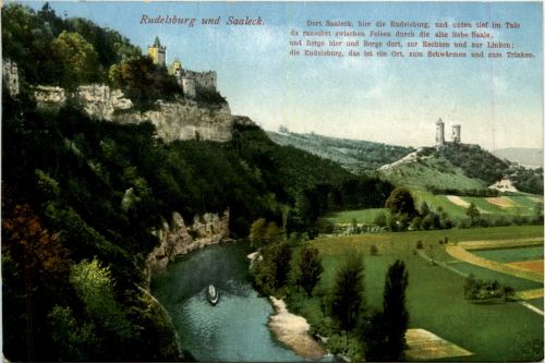 Saaleck/Sachsen-Anhalt - Rudelsburg und Saaleck