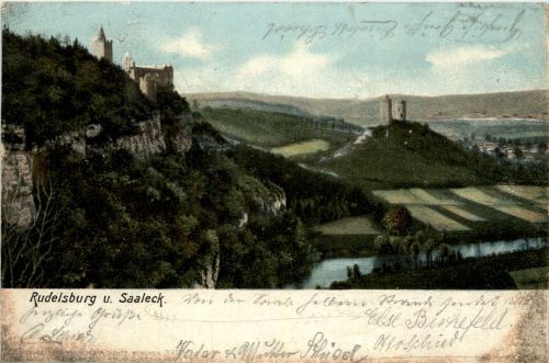 Saaleck/Sachsen-Anhalt - Rudelsburg und Saaleck