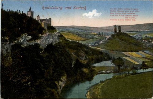 Saaleck/Sachsen-Anhalt - Rudelsburg und Saaleck