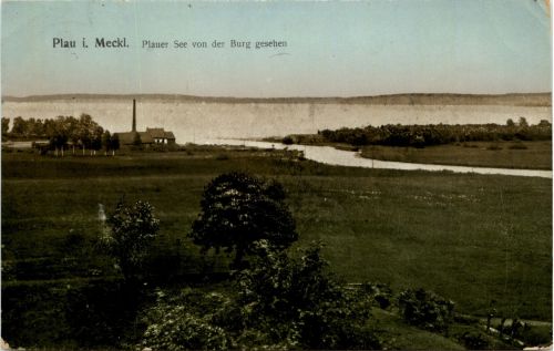 Plau i. Meckl. - Plauer See von der Burg gesehen