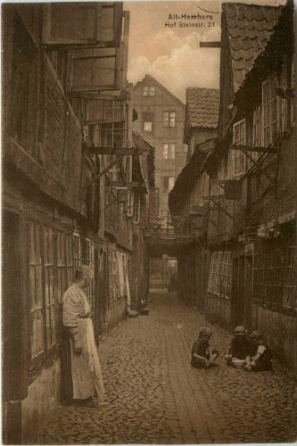 Hamburg - Hof Steinstrasse 21, Alt-Hamburg