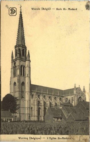 Wervik - Kerk H. Medard - Feldpost