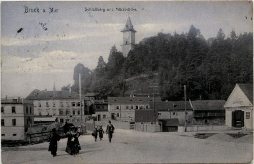 Steiermark/div.Orte - Bruck a. M. - Schlossberg und Mürzbrücke