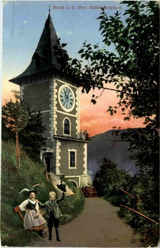 Steiermark/div.Orte - Bruck a.d.Mur - Schlossbergturm