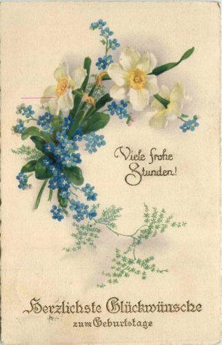 Geburtstag - blumen