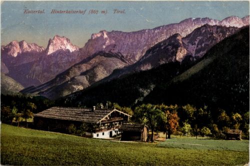 Kaisergebirge, Kufstein und Umgebung/Tirol - Hinterkaiserhof