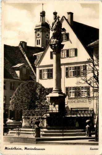 Bayern/Allgäu - Mindelheim, Marienbrunnen