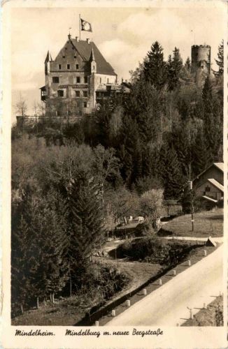 Bayern/Allgäu - Mindelheim, Mindelburg m. neuer Bergstrasse